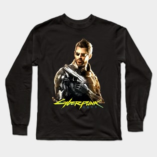 Cyberpunk style with sungglasses Long Sleeve T-Shirt